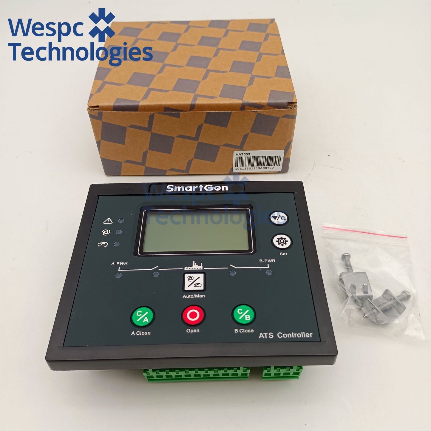 Original SmartGen HAT553 Dual power ATS controller Auto Start Control Diesel Genset Panel
