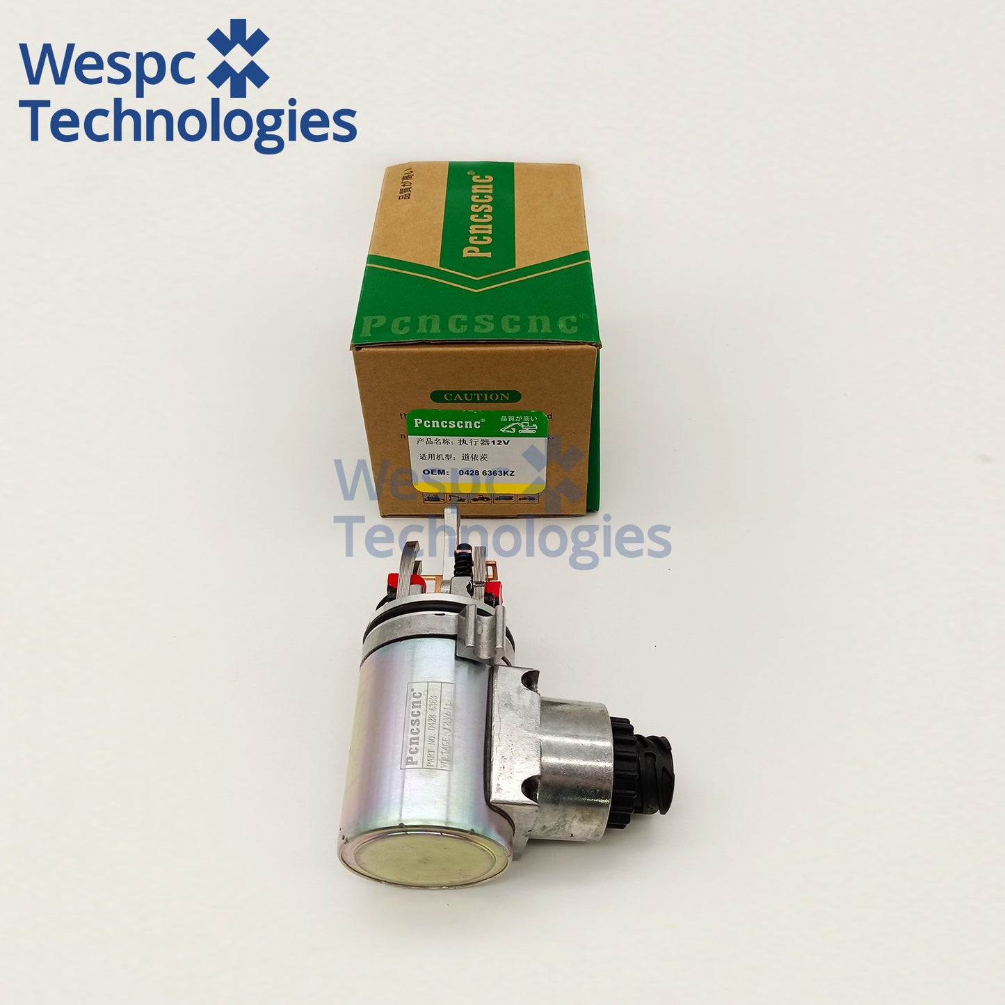 0428-6363 04286363 12V Fuel Shutoff Actuator Engine Stop Solenoid Replacement for Deutz TCD2011 FL2011 BFL2011 BFM2011 Diesel Engine