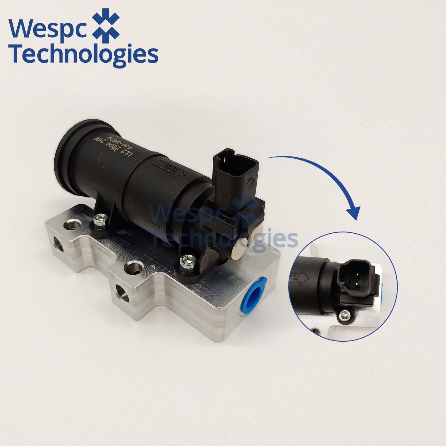446-5409 24V External Fuel Transfer Pump Electric Fuel Lift Pump Replacement for Caterpillar C4.4 C6.6 C7.1 Engine Heavy Machinery