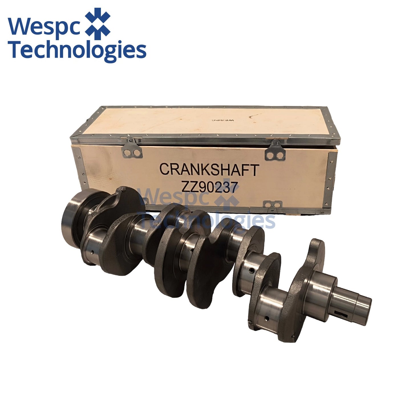 WESPC ZZ90237 Crankshaft for Perkins 1104A 1104C 1104D Diesel Engine Excavator