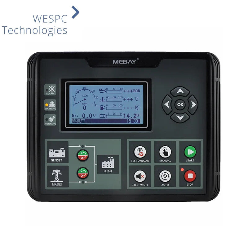 Mebay Original DC50D DC52D MK3 diesel generator set controller AMF Control Panel