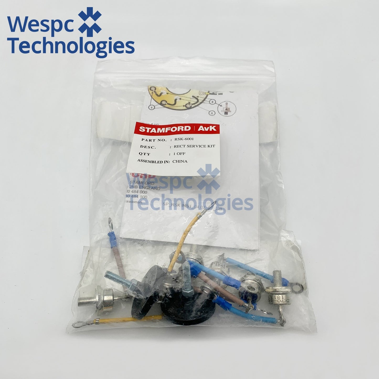 Original RSK6001 Stamford Diode Rectifier Kit Generator Rectifier Service Kit