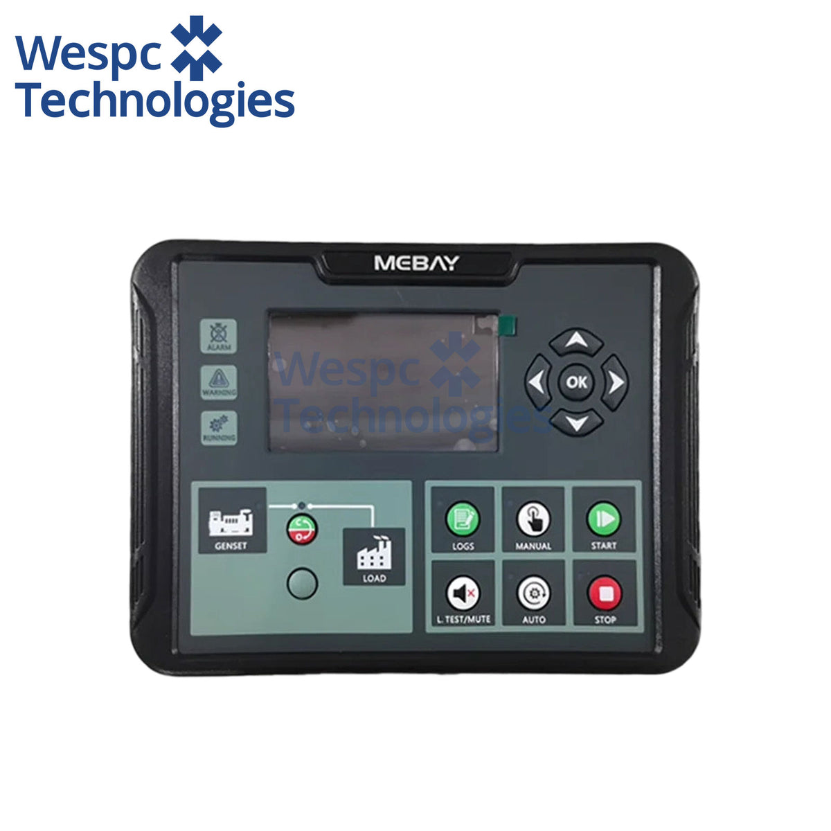 Original Mebay DC100D Genset Parallel Synchronizing Controller Engine Control Board CAN