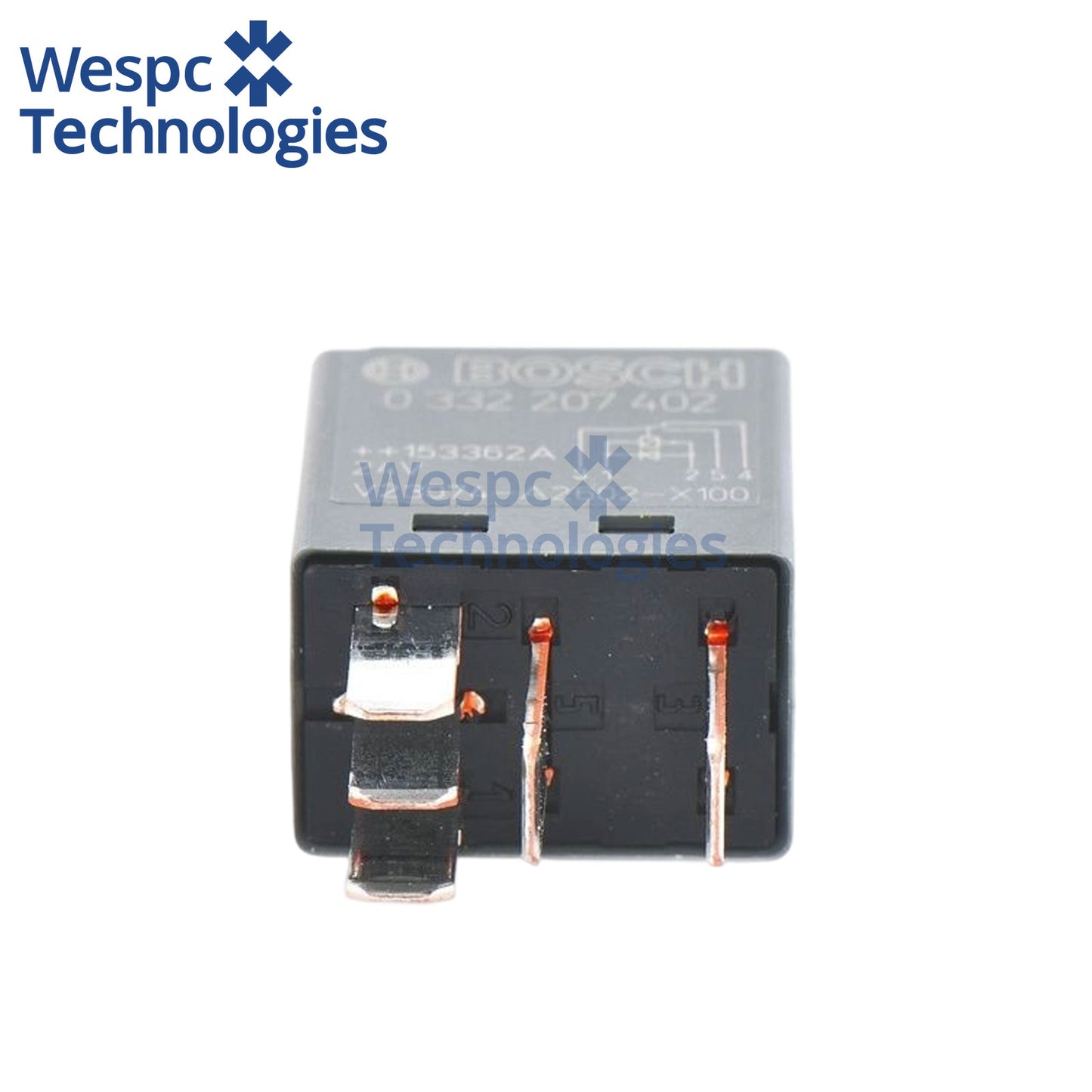 Original Bosch 0332207402 5 Pin SPDT Black Cube Micro Relay 24V DC 10A NO 10A NC Automotive Relay