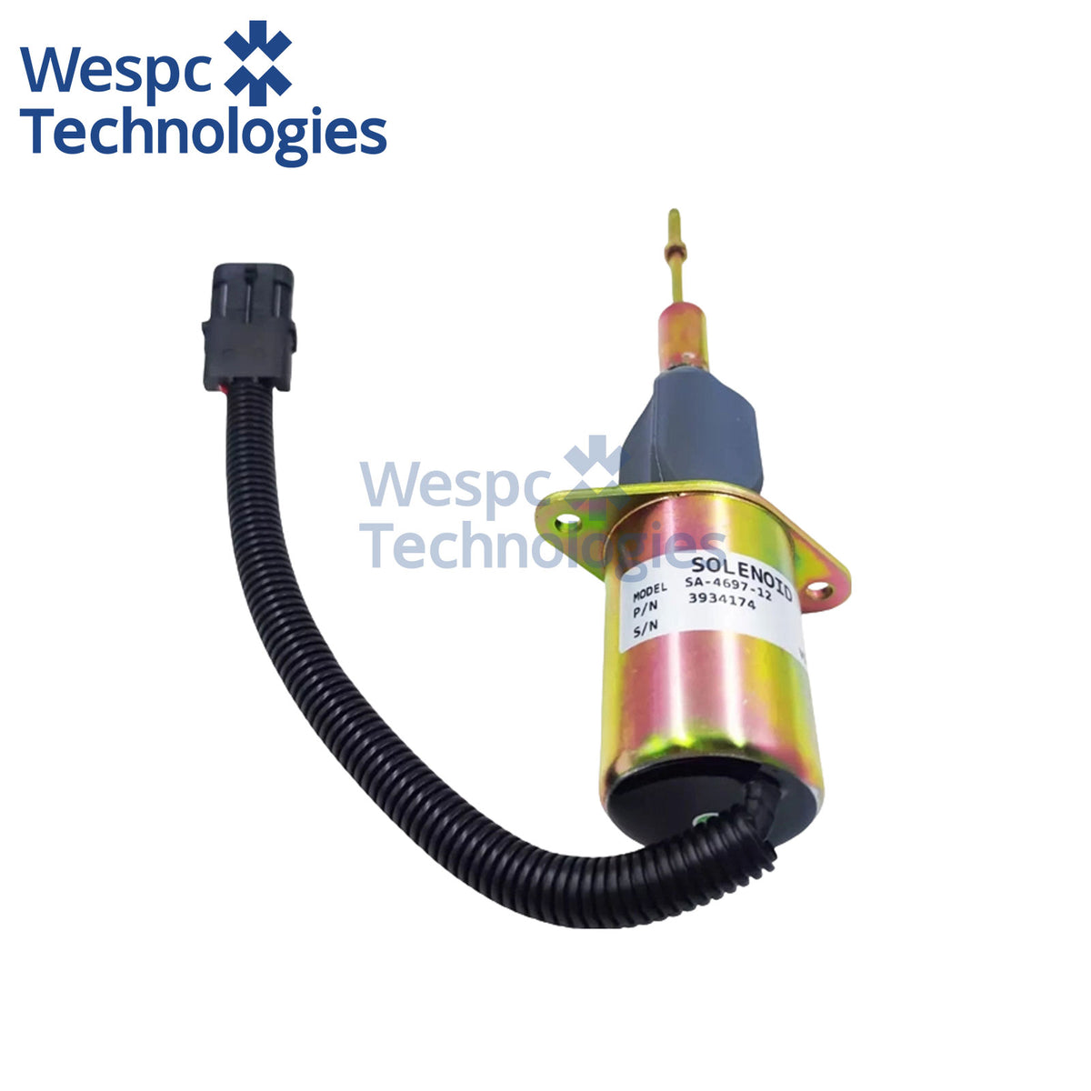 RE53559 Fuel Shutoff Solenoid SA-4697-12 For John Deere 9965 2064 2056 6610 6710 2066 2058