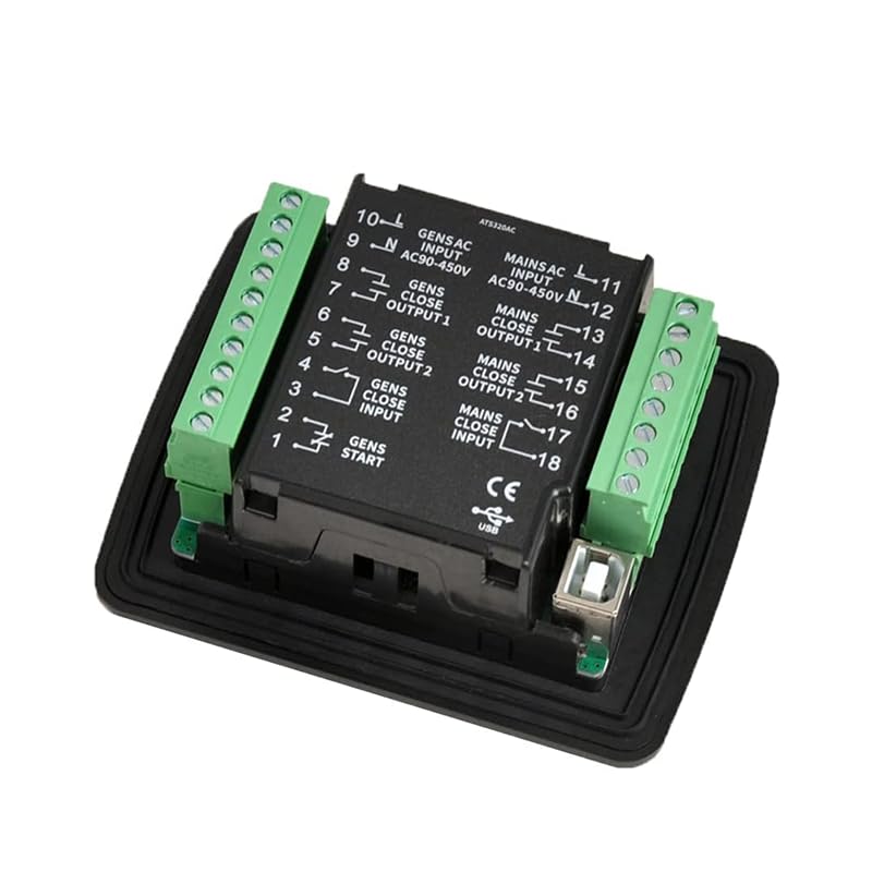 Original Mebay ATS320AC Generator ATS Controller Panel Automatic Transfer Switch With USB