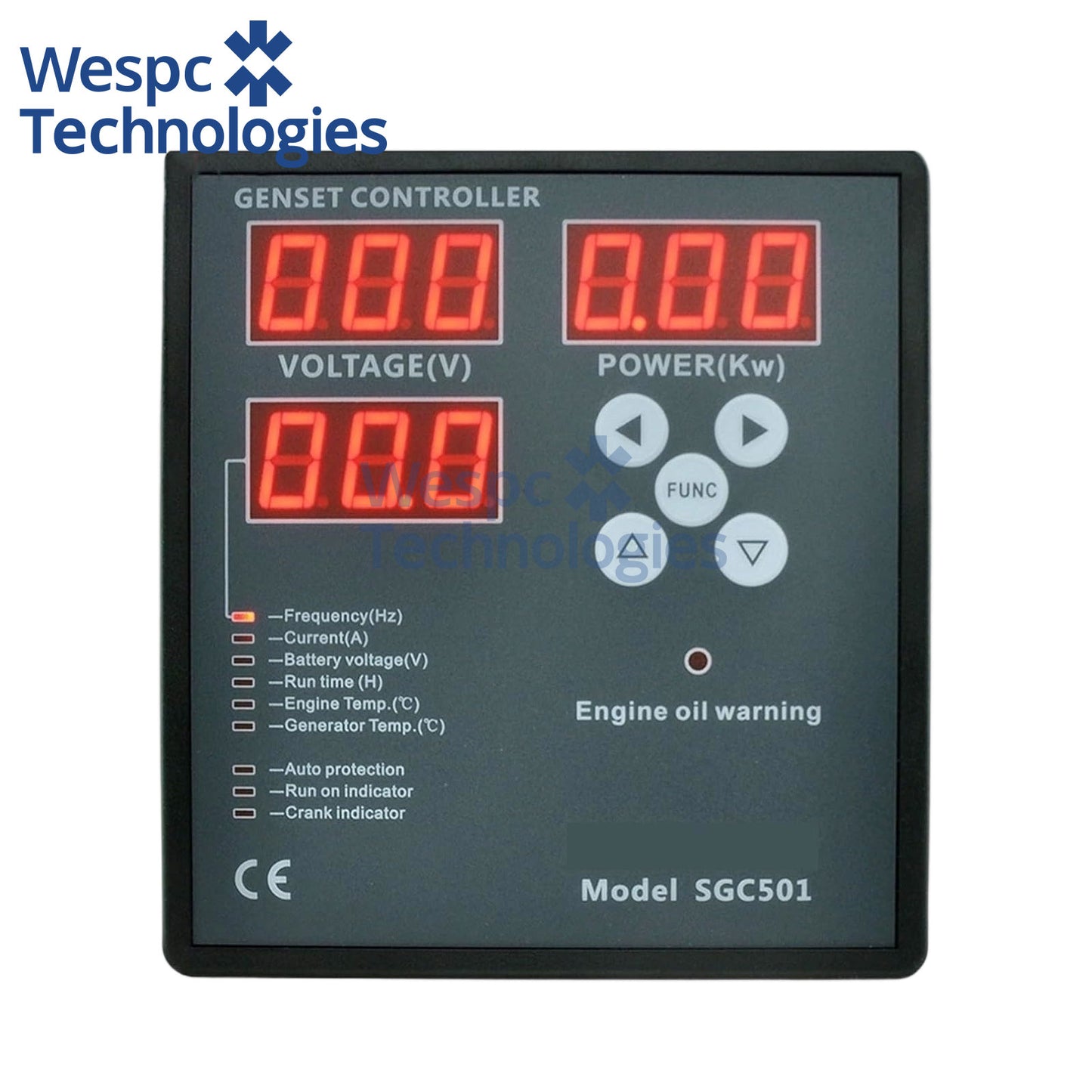 Original Mebay SGC501 Diesel Genset Automatic Detection and Protection Control Panel