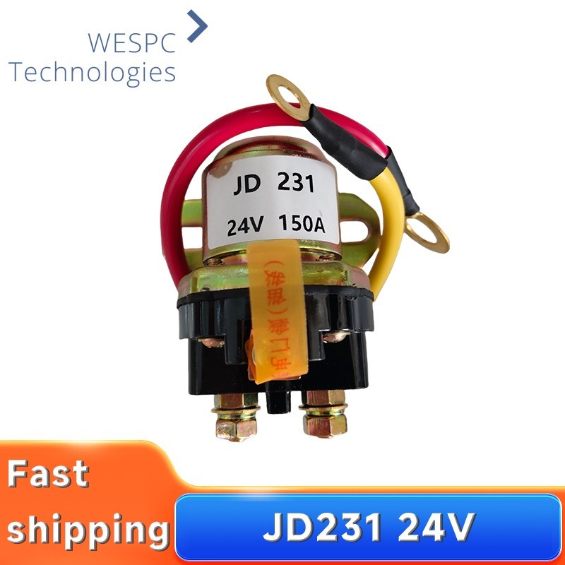 JD231 150A Heavy Duty Automotive Starter Relay 12V/24V DC Slow Engagement Solenoid Relay For Diesel Generator