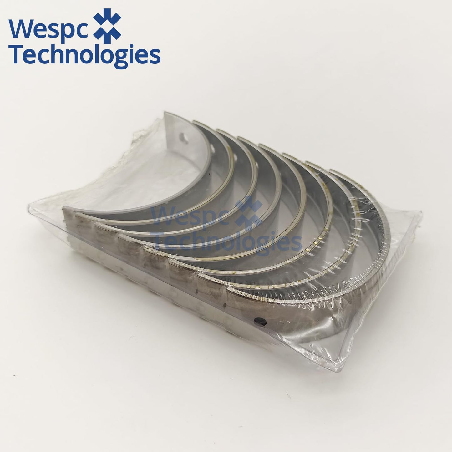 WESPC Original 198586140 Main Bearing Set STD for Perkins 404C-22 404D-22T 400 Series Diesel Engines – Set of 4 Pairs