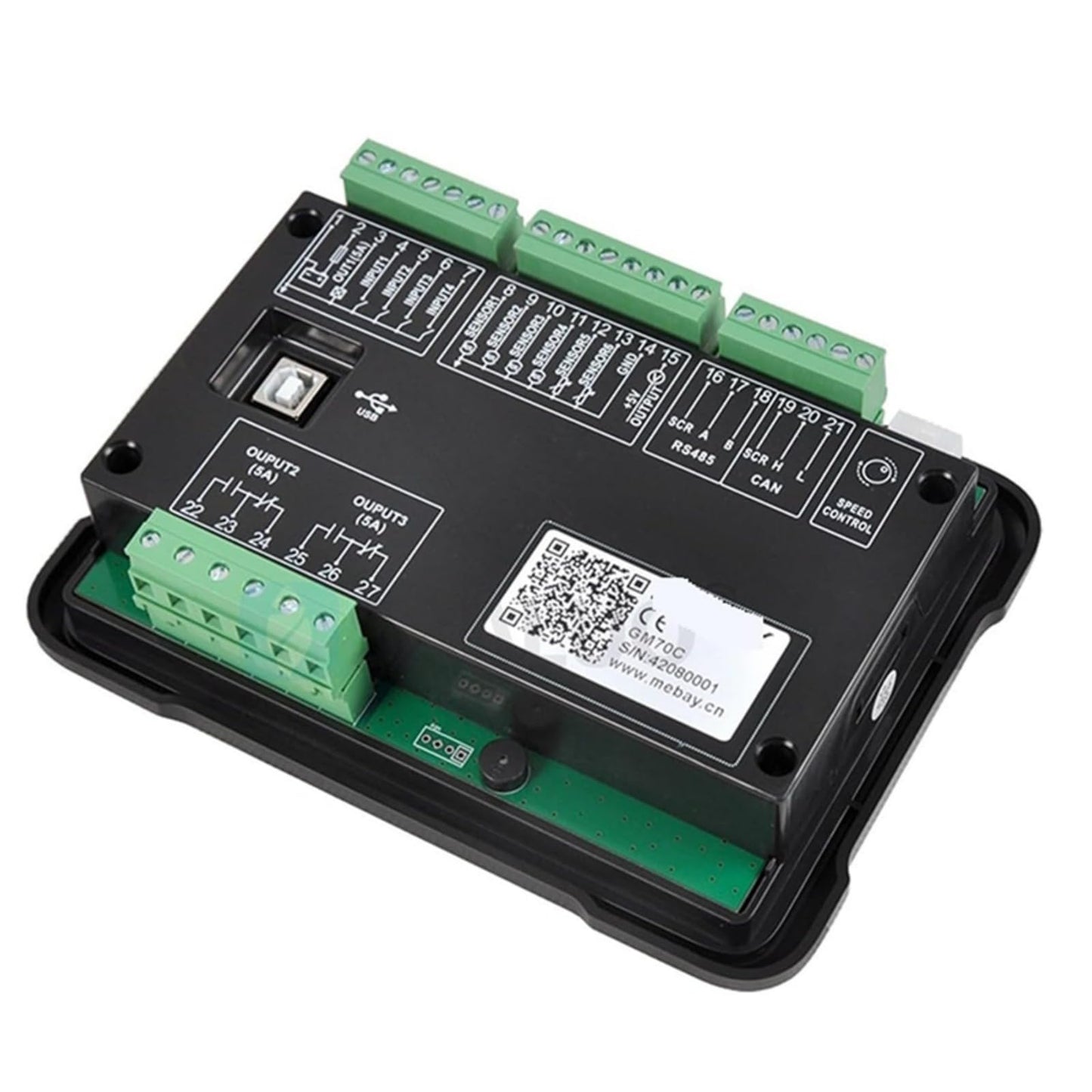 Genuine MEBAY GM70C Engine CAN Bus Meter Diesel Generator Engine Control Module