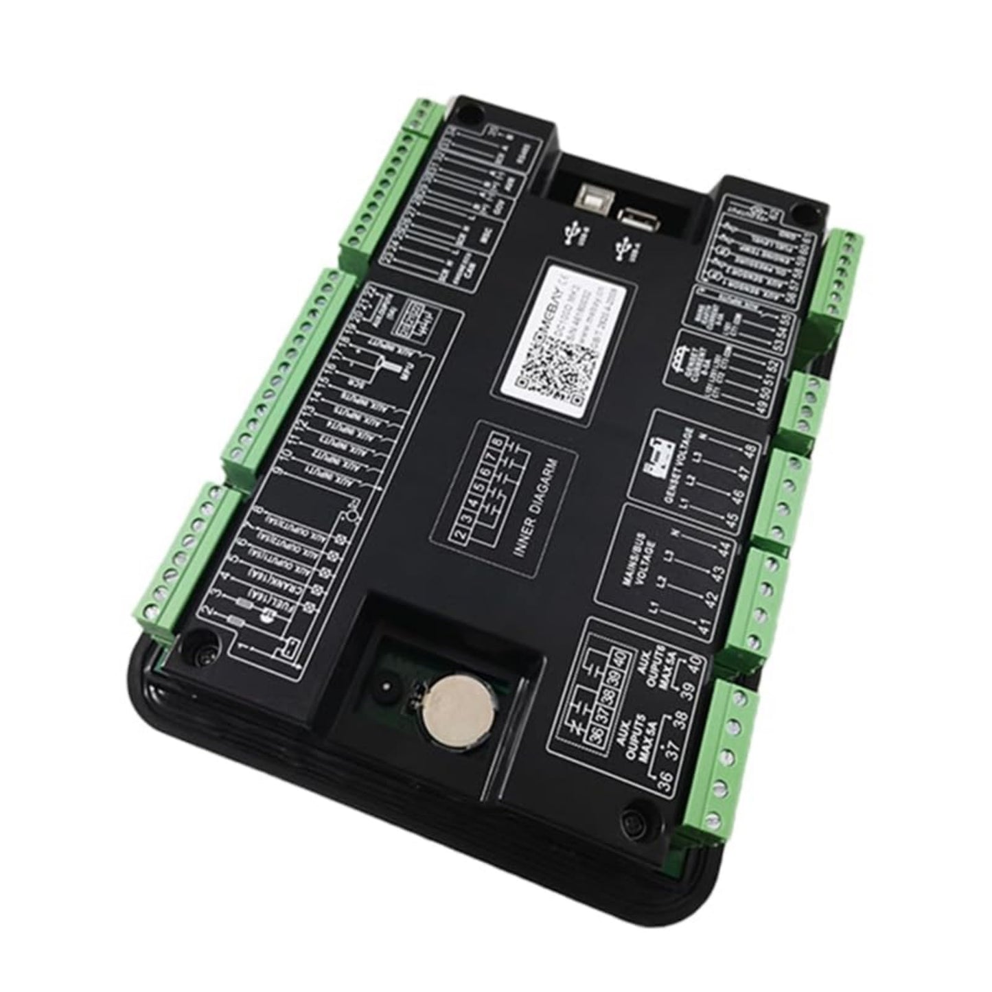 Original Mebay DC100D Genset Parallel Controller Diesel Generator LCD Control Board CAN Communication Interface Generador Parts