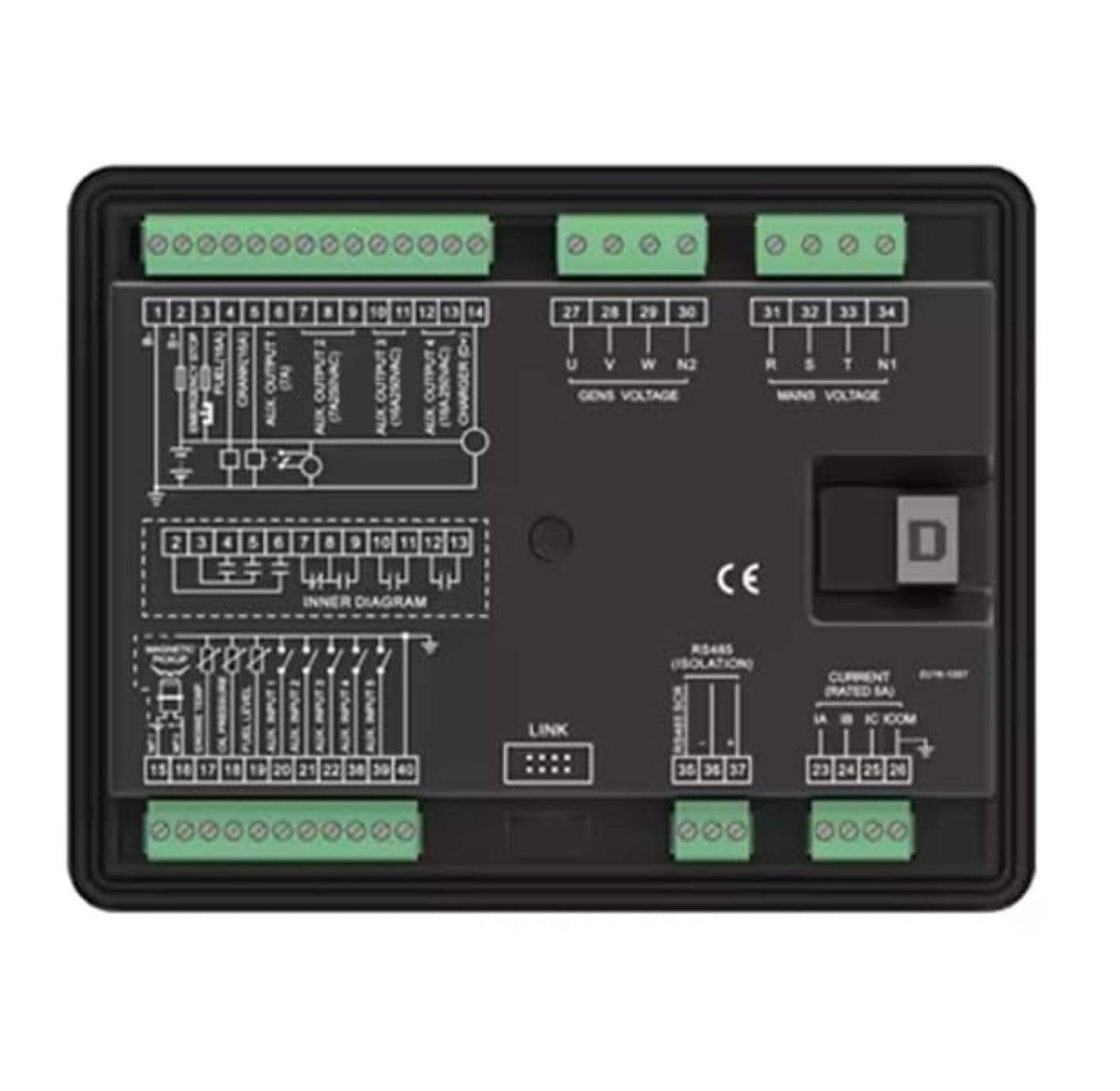 Original Smartgen HGM6120UC Diesel Generator Genset Control Panel Setwith LCD Display