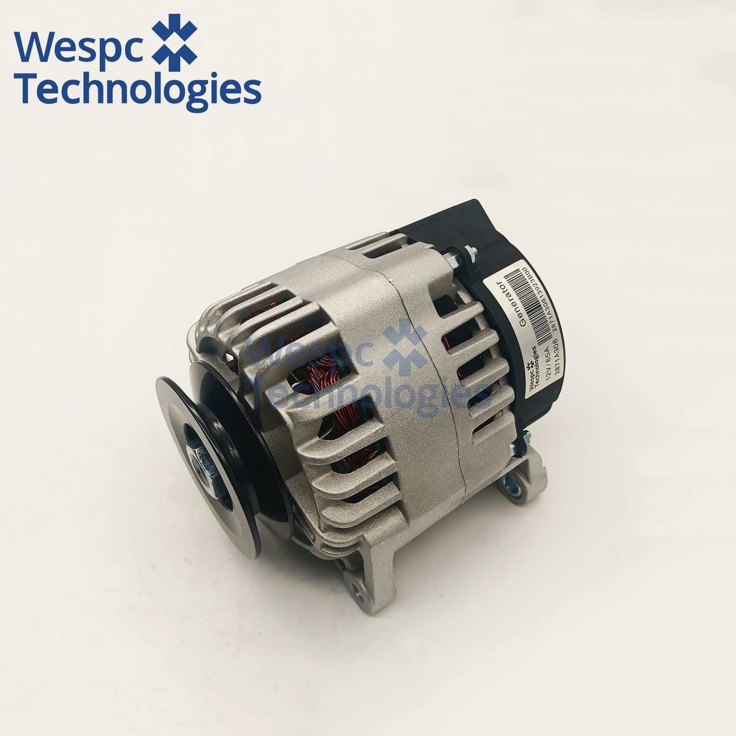 WESPC 2871A306 Alternator 12V 10T for Perkins 1104D-E44T 1104D-E44TA 1106A-70T 1106D-E66TA Diesel Engines