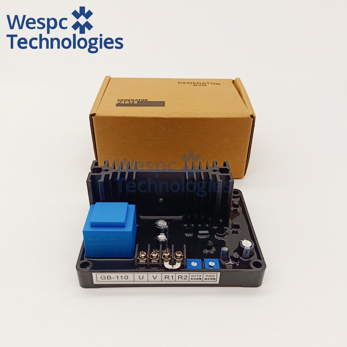 GB-110 AVR Automatic Voltage Regulator Replacement Spare Part Fits STC Three Phase Brush Diesel Generator Set