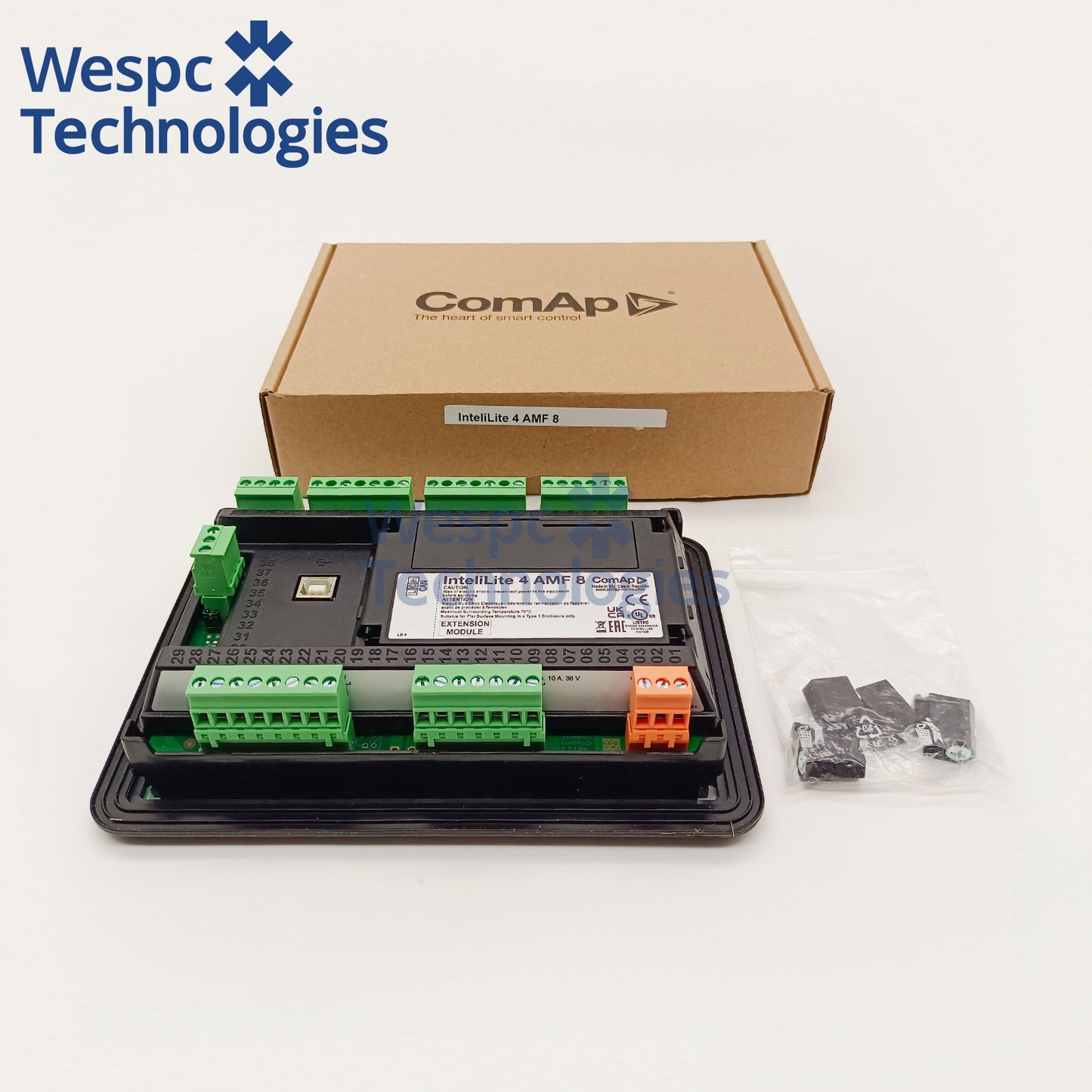Original ComAp InteliLite 4 AMF8 Automatic Mains Failure Generator Controller IL4AMF8XBAA Single Genset Control Module