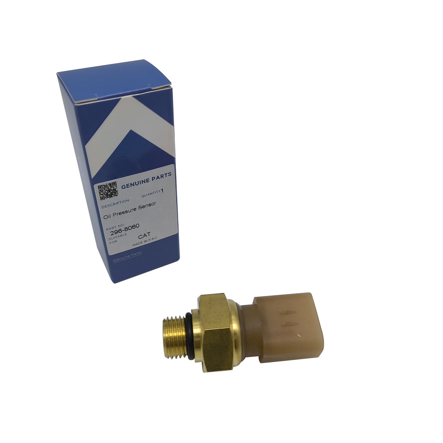 Fuel Oil Pressure Sensor 296-8060 2968060 WESPC . Suitable for Caterpillar Cat Engine C7 C9 C13 C15 Excavator E336D E345D