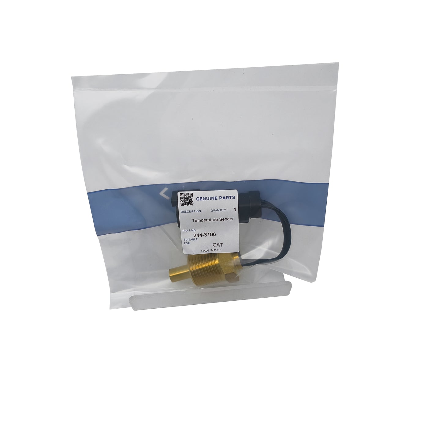 244-3106 2443106 Sensor de temperatura del agua WESPC. Adecuado para excavadoras Caterpillar CAT 414E 416D 416E 416F 420D 420E 420F