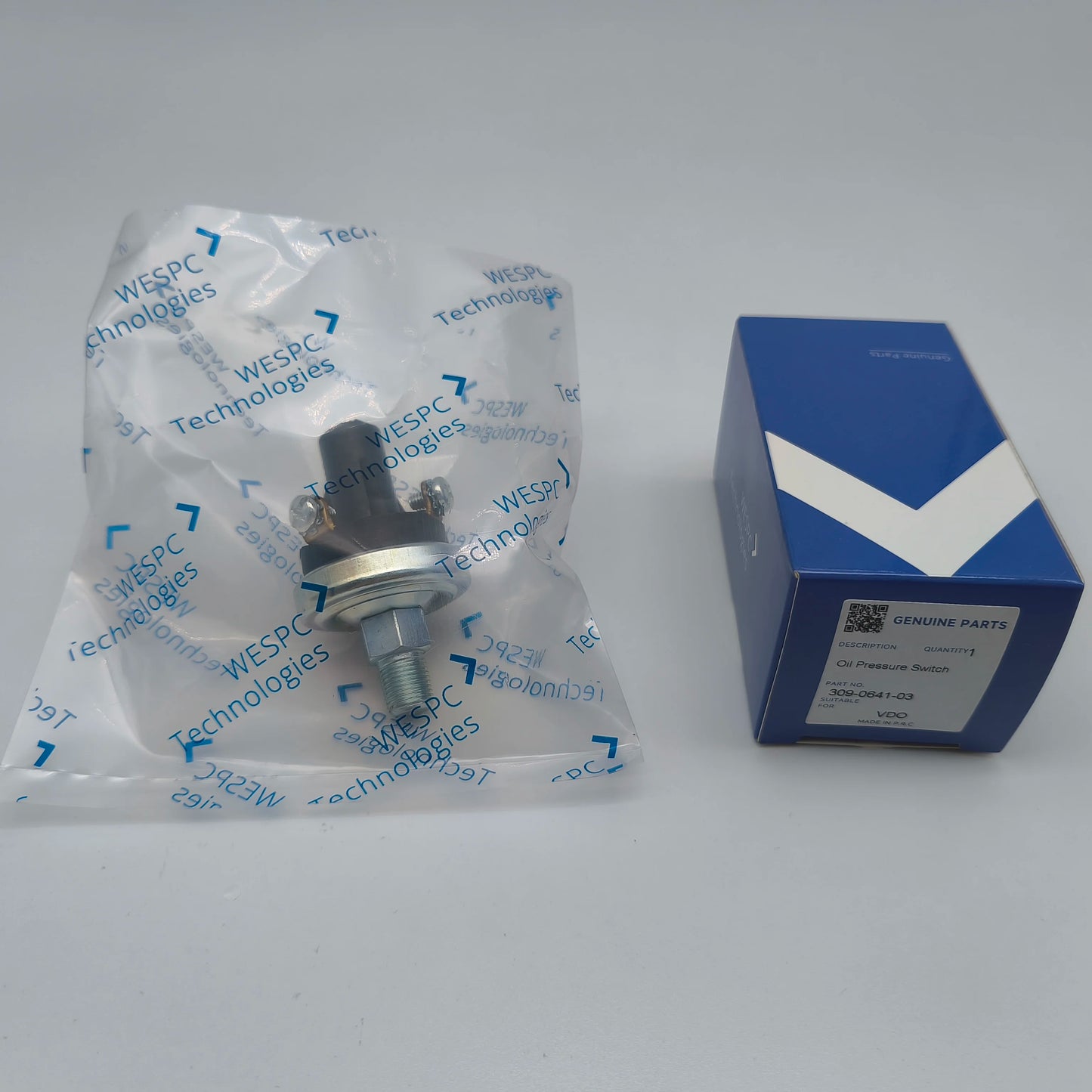 Interruptor de presión de aceite 309-0641-03 309064103 Interruptor de alarma de baja presión de aceite con salida de 3 cables Rosca NPT de 1/8-27