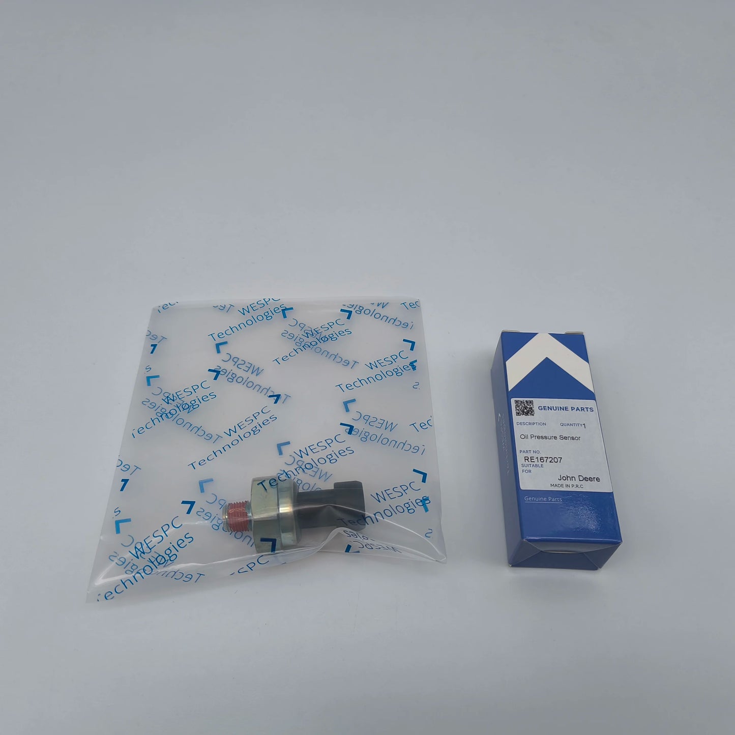 High Quality Oil Pressure Sensor RE167207 WESPC . Suitable for John Deere Engine Code DT466E I530E DT466/530 HT53