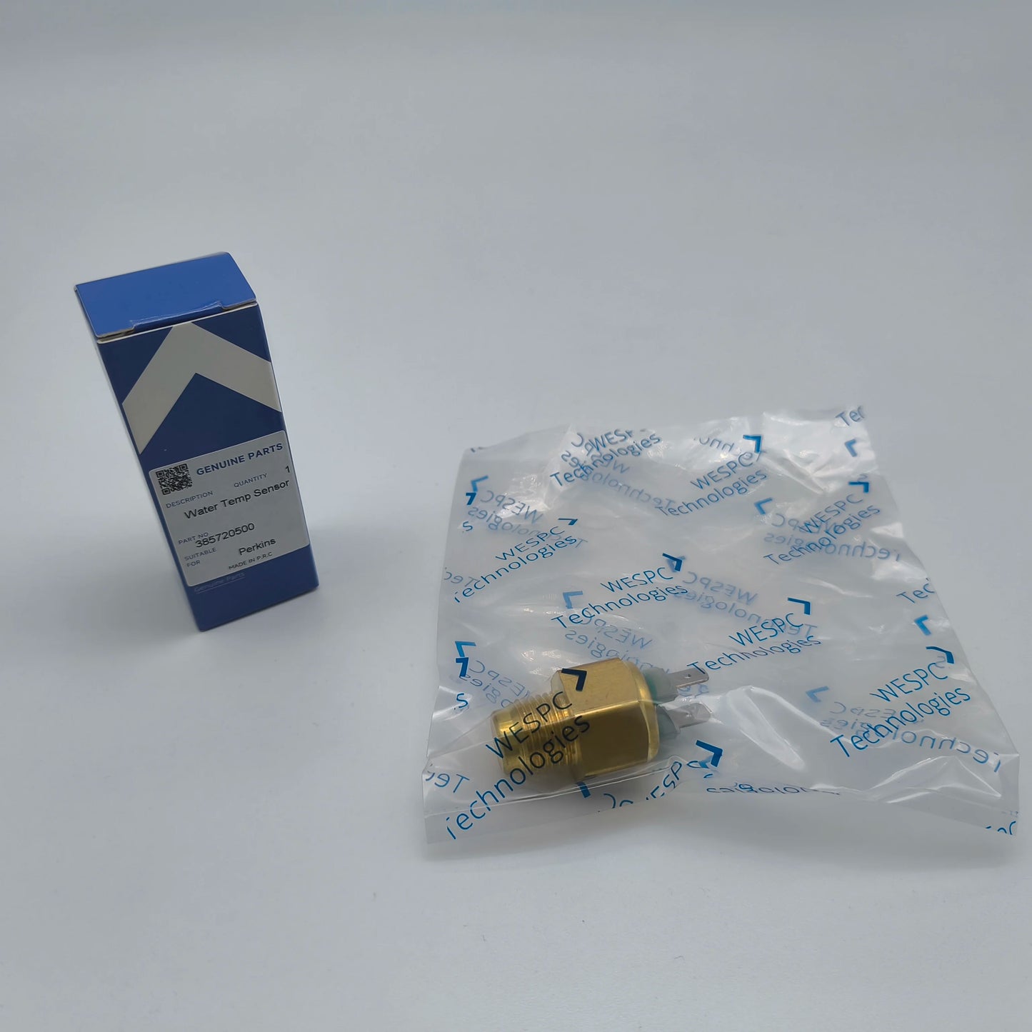 Sensor de temperatura del agua 385720500 WESPC. Adecuado para piezas de motor Perkins 403D 404D 403C 404C