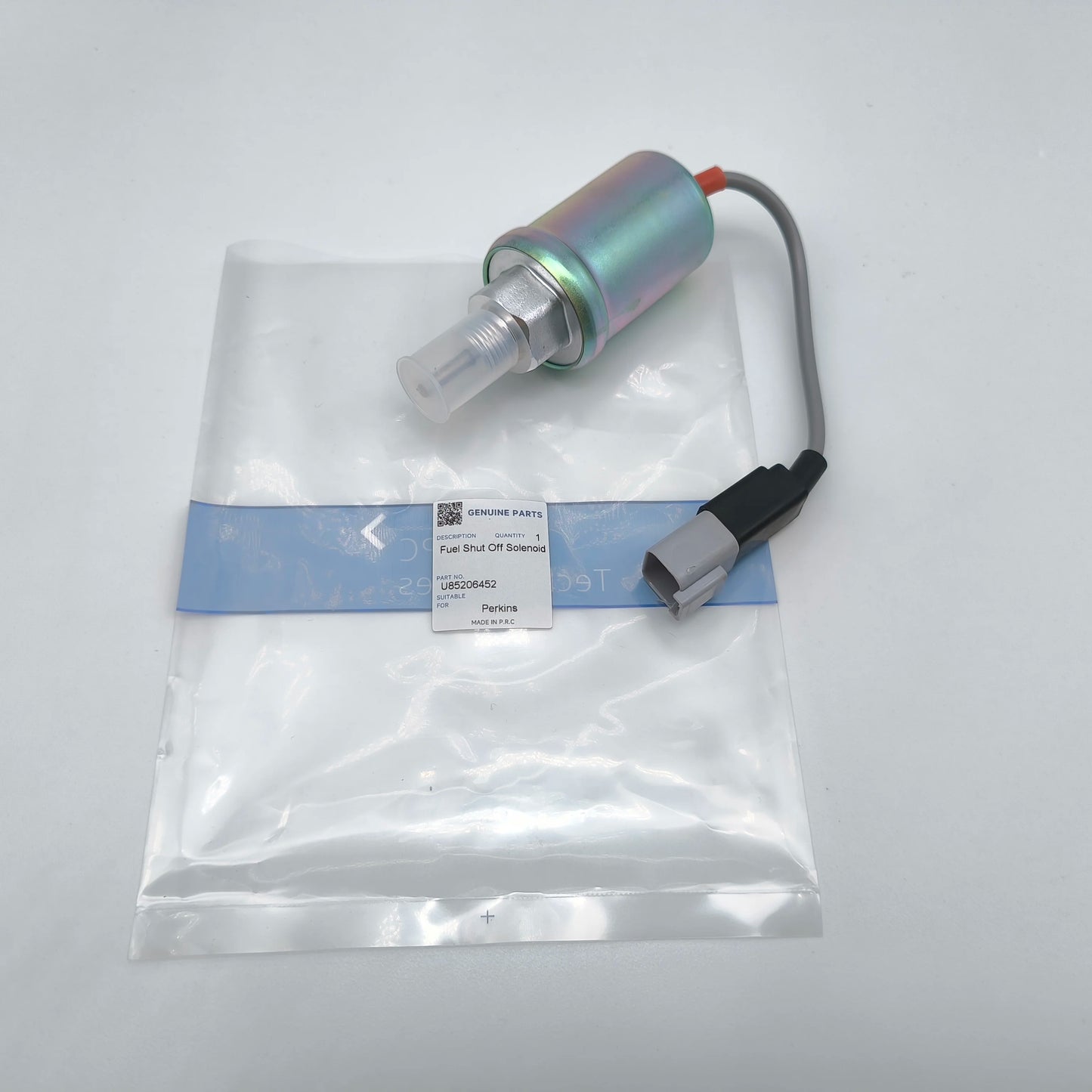U85206452 10000-15223 Fuel Shut Off Solenoid Valve WESPC . Suitable for Perkins 402D 403D 404D 404C