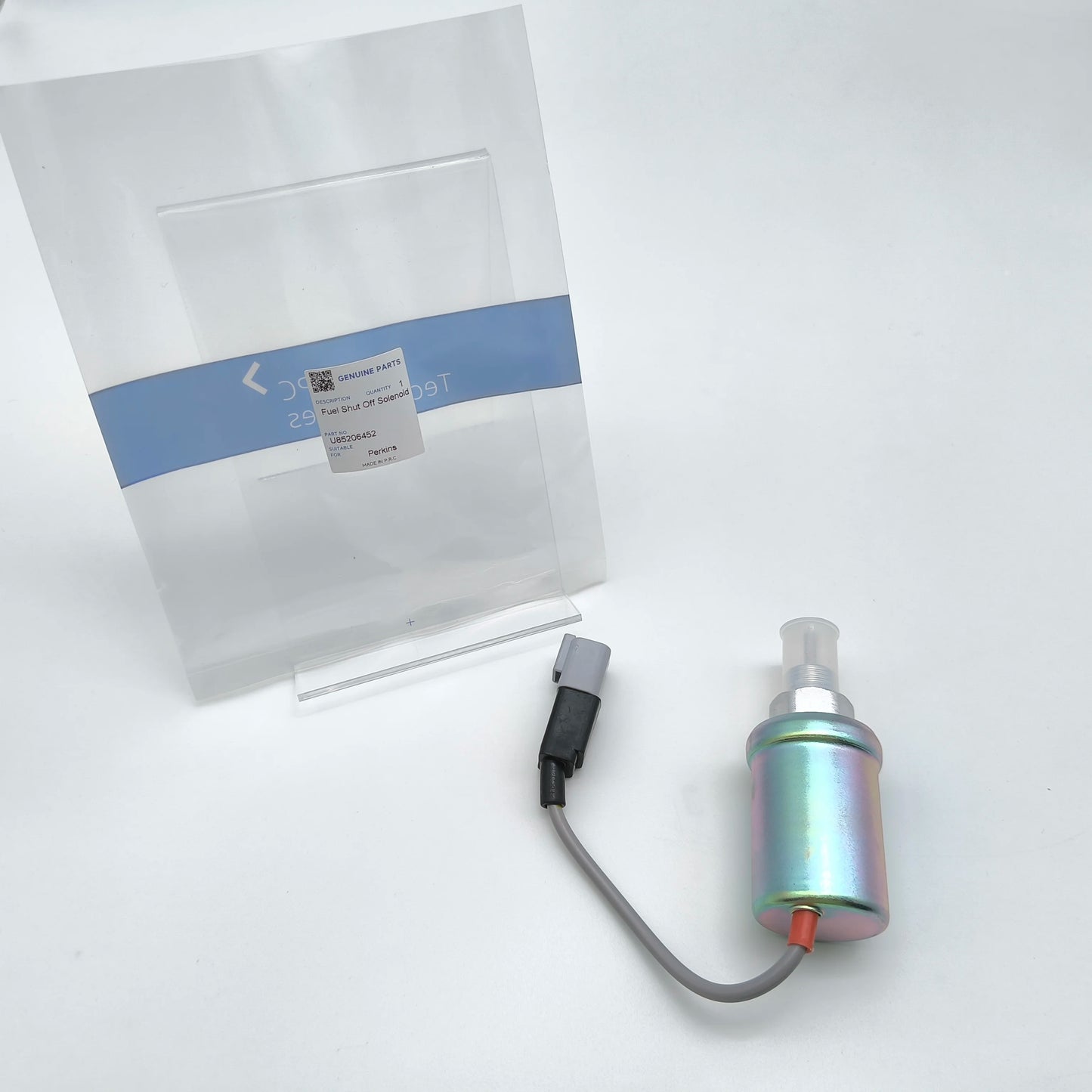 U85206452 10000-15223 Fuel Shut Off Solenoid Valve WESPC . Suitable for Perkins 402D 403D 404D 404C