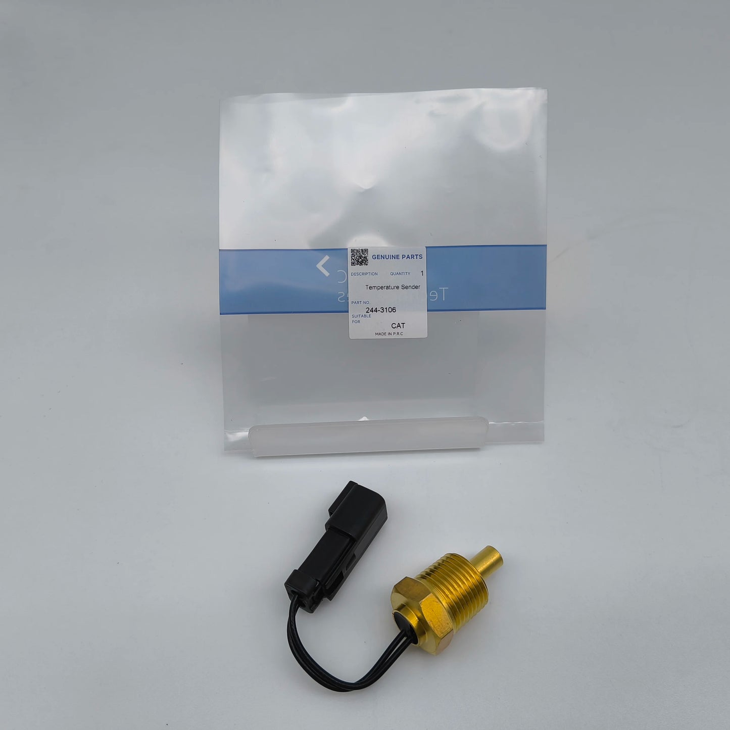 244-3106 2443106 Sensor de temperatura del agua WESPC. Adecuado para excavadoras Caterpillar CAT 414E 416D 416E 416F 420D 420E 420F