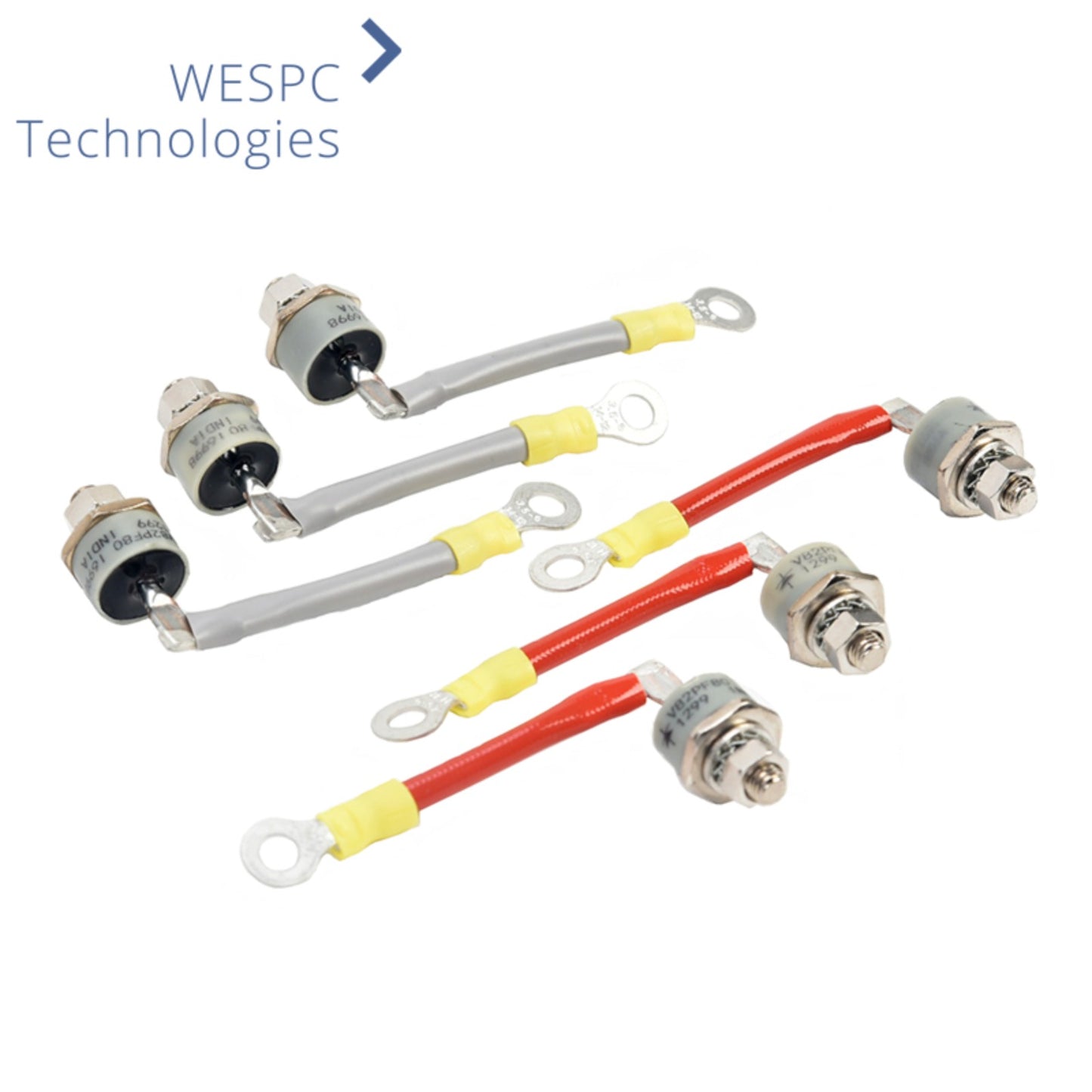 6 Pcs Genuine Rotating Rectifier Diodes 82PFR80 82PF80 Set for Diesel Generator Part LSA50.2