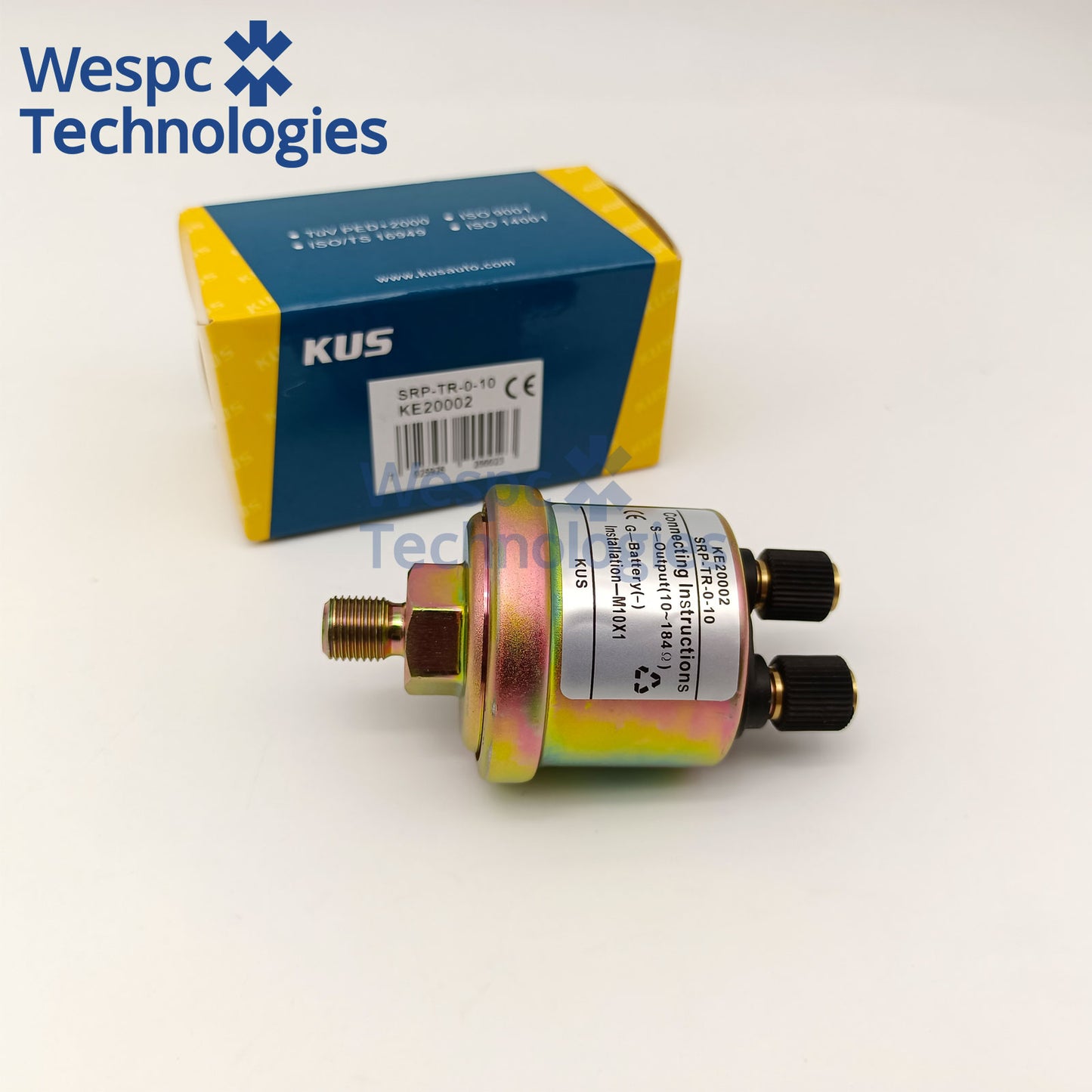 Original KUS KE2002 Oil Pressure Sensor VDO 360-081-032-003C 0-5Bar 0-10V Linear Signal 1/8NPT Thread 3-Wire Oil Pressure Transducer