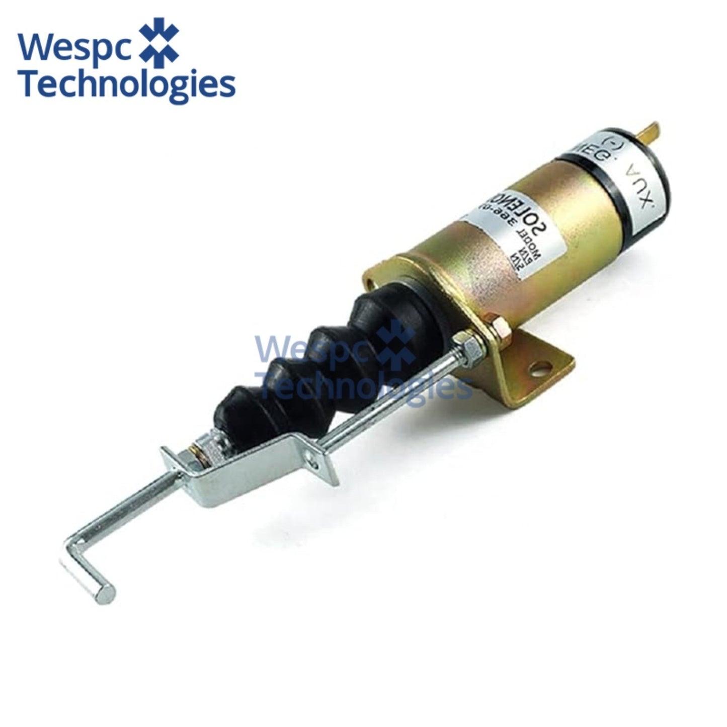 WESPC 366-07198 Fuel Shut Off Solenoid Valve 24V Fits Diesel Engine