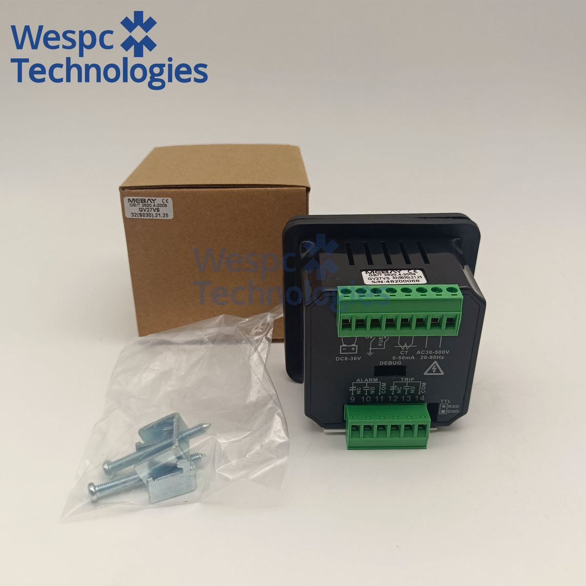 Original Mebay GV27VS Generator Digital Meter Voltage Frequency Current AC