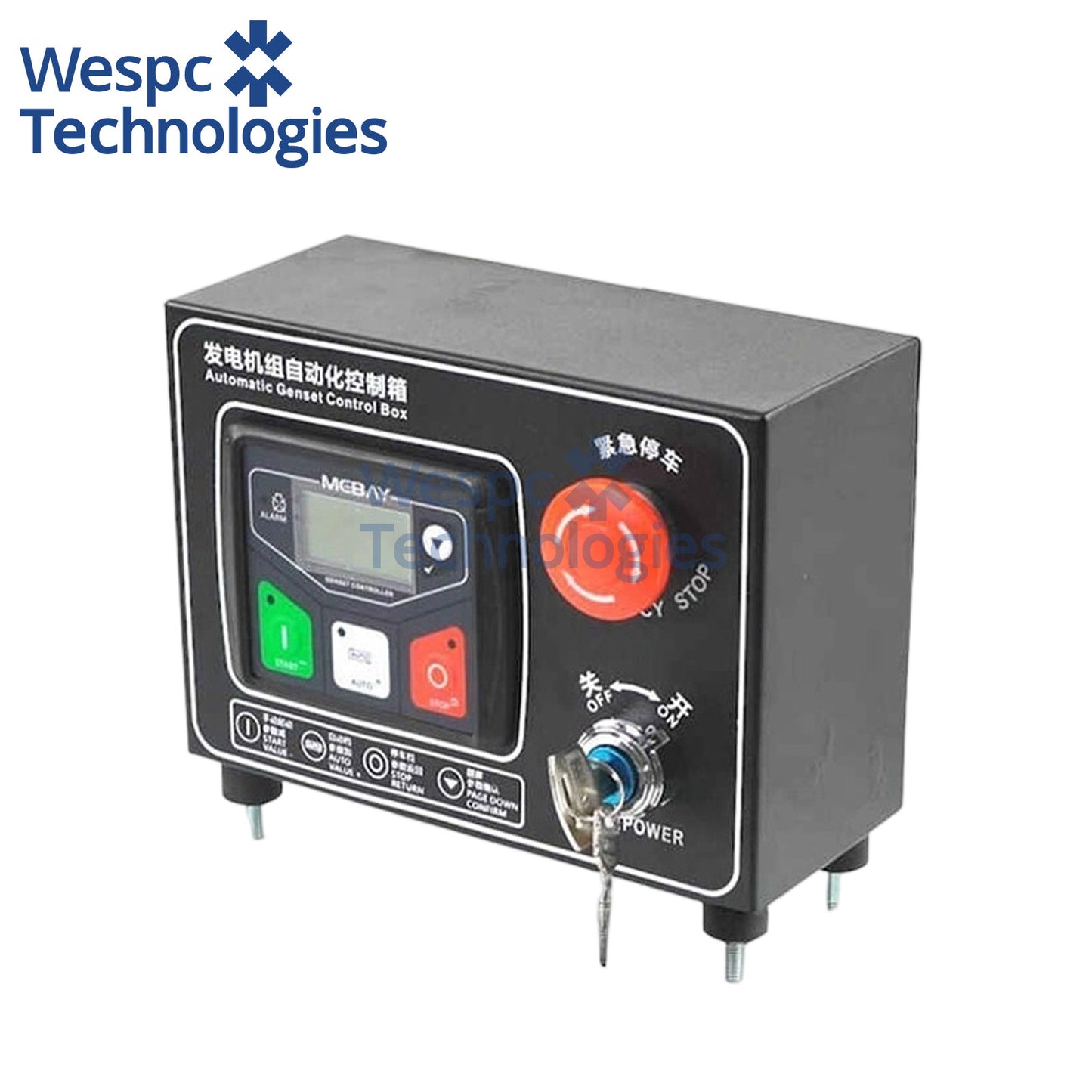 Original Mebay BX30D Generator Set Automatic Control Box Equipped Diesel 120Kw Unit