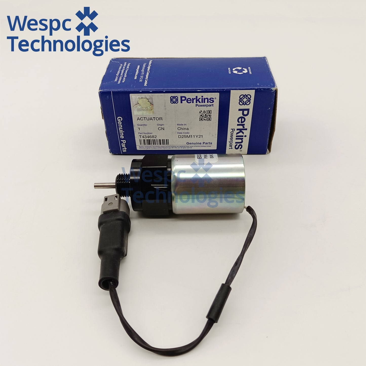 Original Throttle Solenoid U85206500 for Perkins 400 Series Engine 403D-15