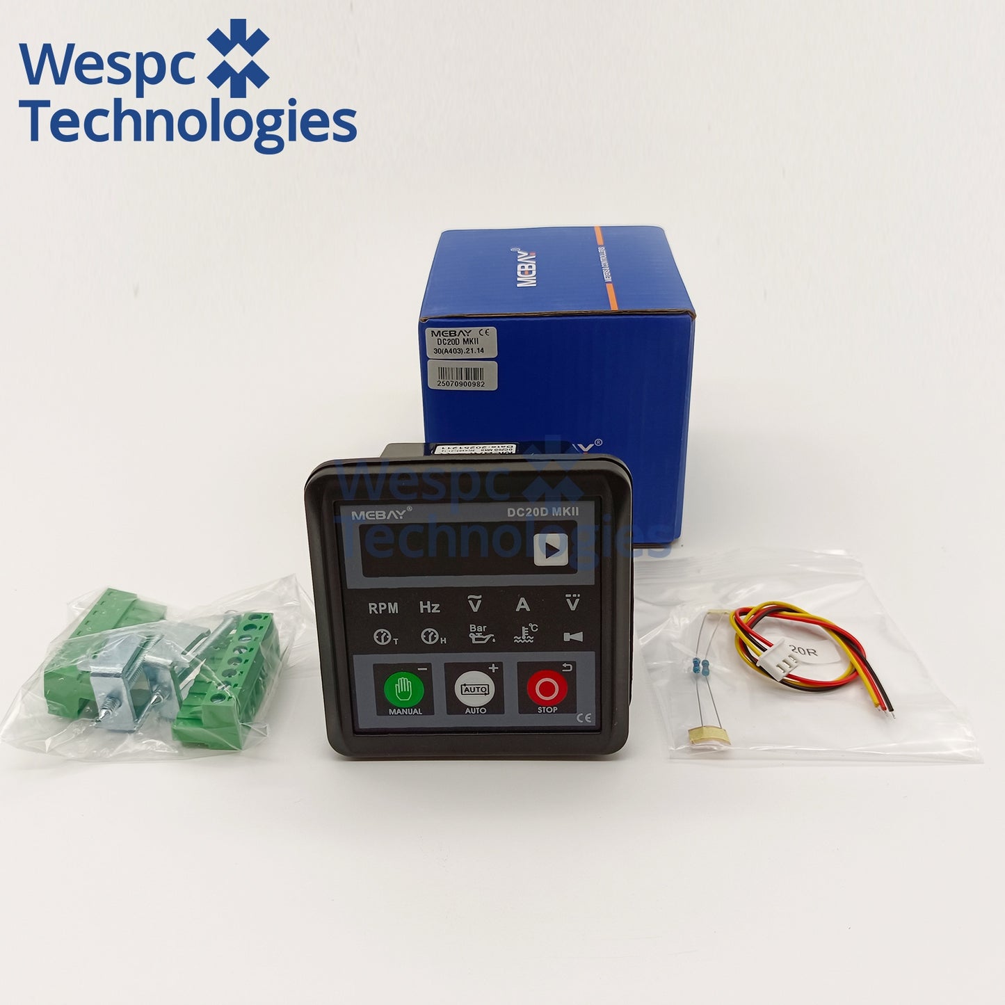Original Genuine DC20D MKII Mebay Generator Controller Module Self-starting Control Panel Display