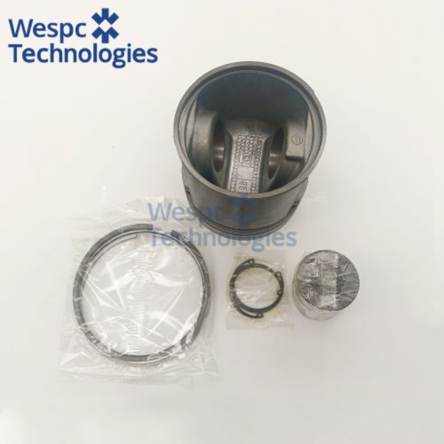 WESPC 4115P015 Piston and Ring Kit Fits Perkins Engines 1103C-33T 1104C-44T 1104A-44TA – Durable Engine Rebuild Component