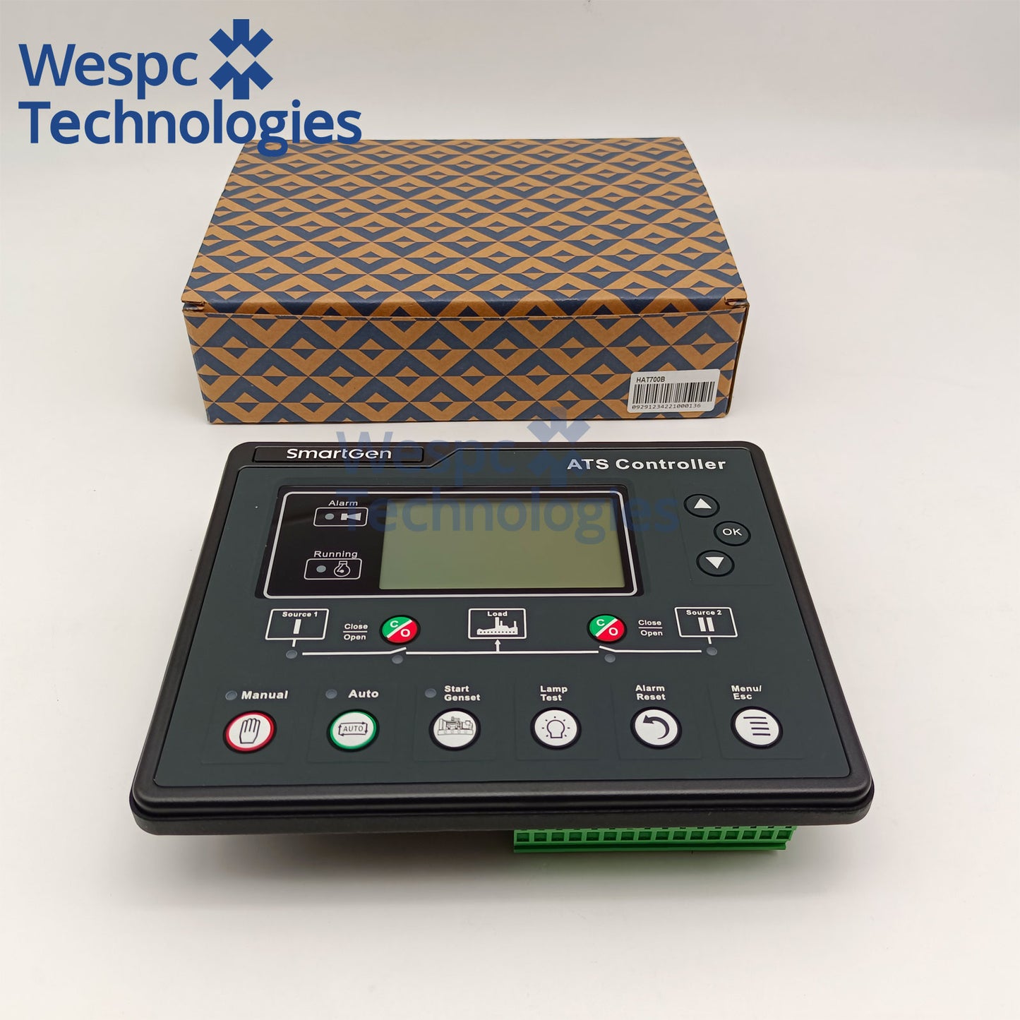 Original Genuine Smartgen HAT700B Generator ATS Controller Intelligent Dual-Supply Module
