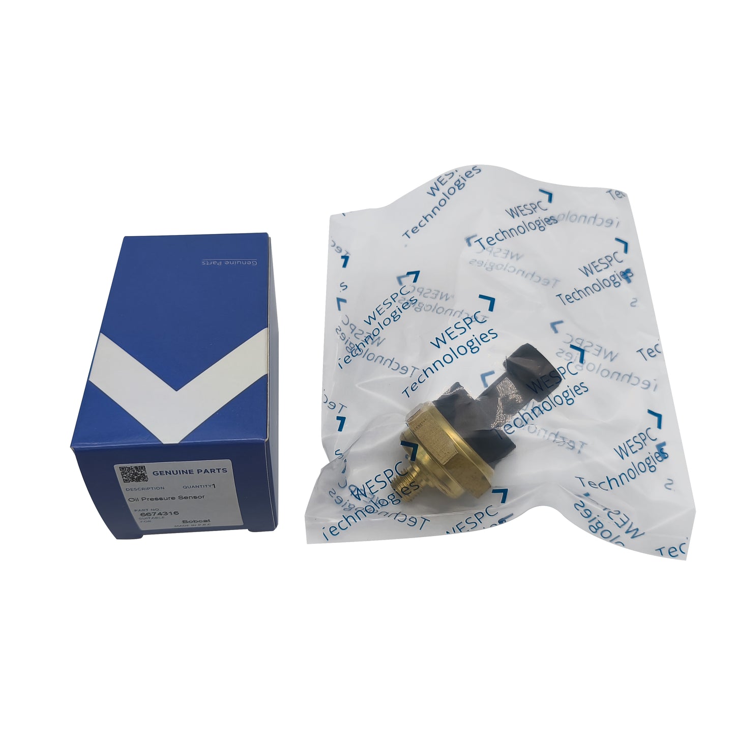 6674316 Oil Pressure Sensor WESPC . Suitable for Bobcat Loader T750 T770 A220 A300 A770 T870 E32 E35 751 753 763 773 863 S100
