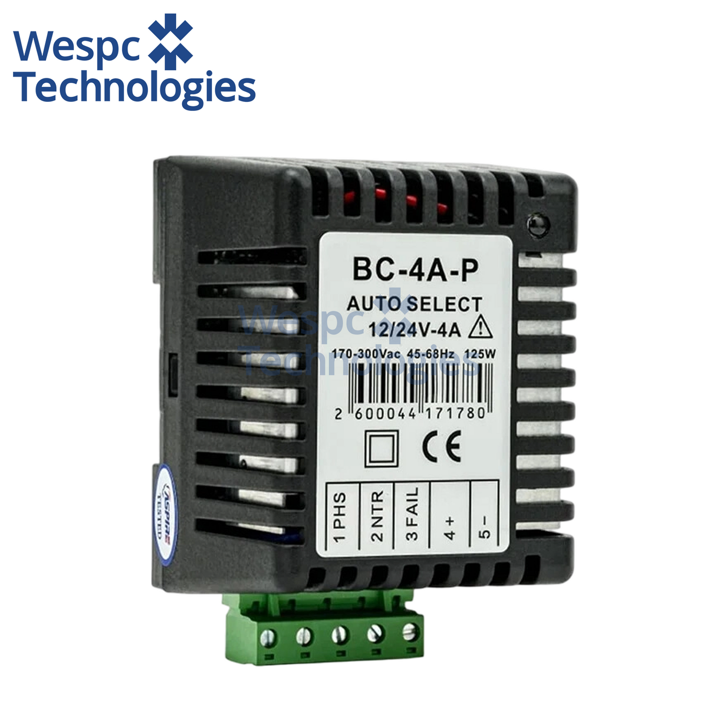 BC4A BC-4A-P 4A 12V 24V Float Battery Charger Auto Select 45-68HZ Genset Parts