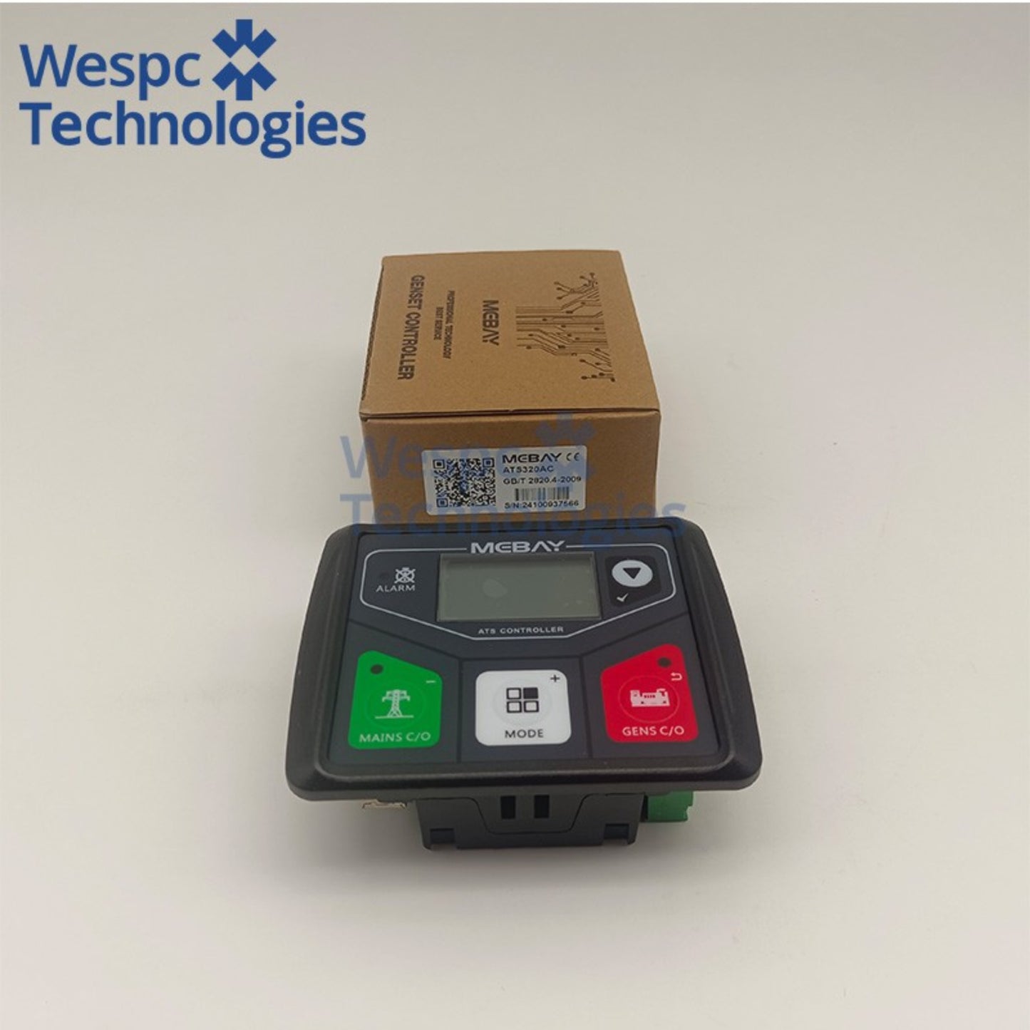 Original Mebay ATS320AC Automatic Transfer Switch 3P 4P 320A Dual Power ATS Controller AC400V Mechanical