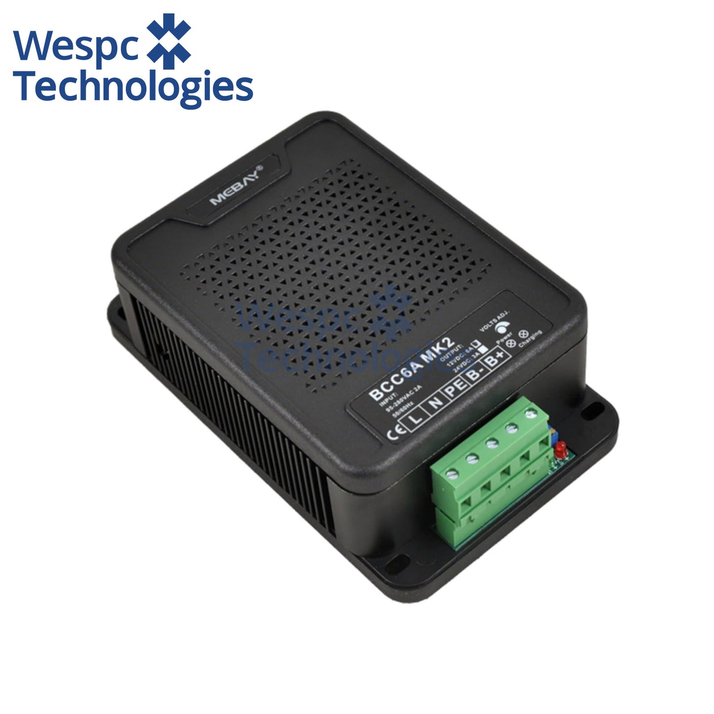 Original Genuine Mebay BCC6A MK2 Intelligent Float Battery Charger Max 3A Output For 24V Lead Acid Battery