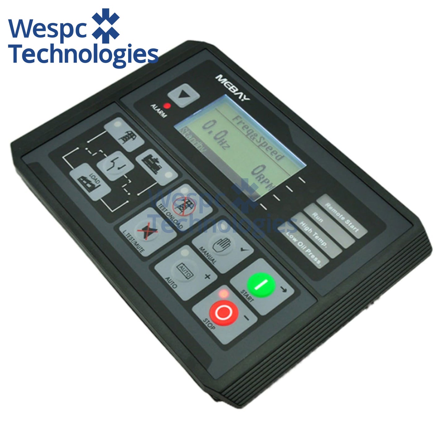 Original  Mebay DC42DR MK3 Generator Set Controller Replaced By DC42DR MK4 Genset Parameters Monitoring