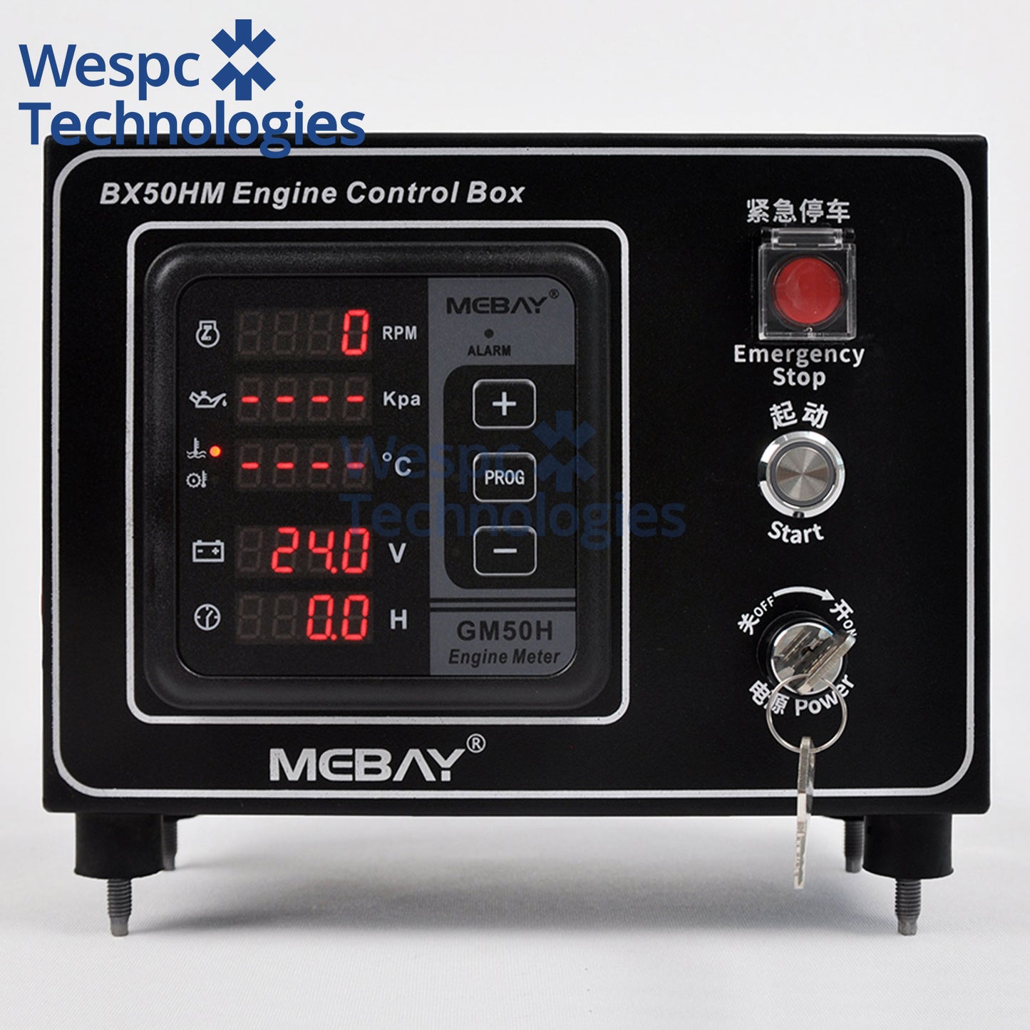 Original BX50HM MEBAY Diesel Engine Instrument Marine Engine Control Box