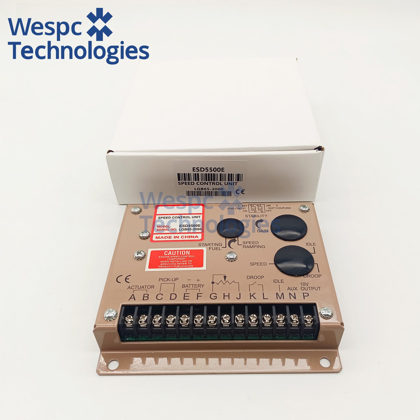 Genset Engine Speed Governor ESD5500E Generator Speed Control Unit governor