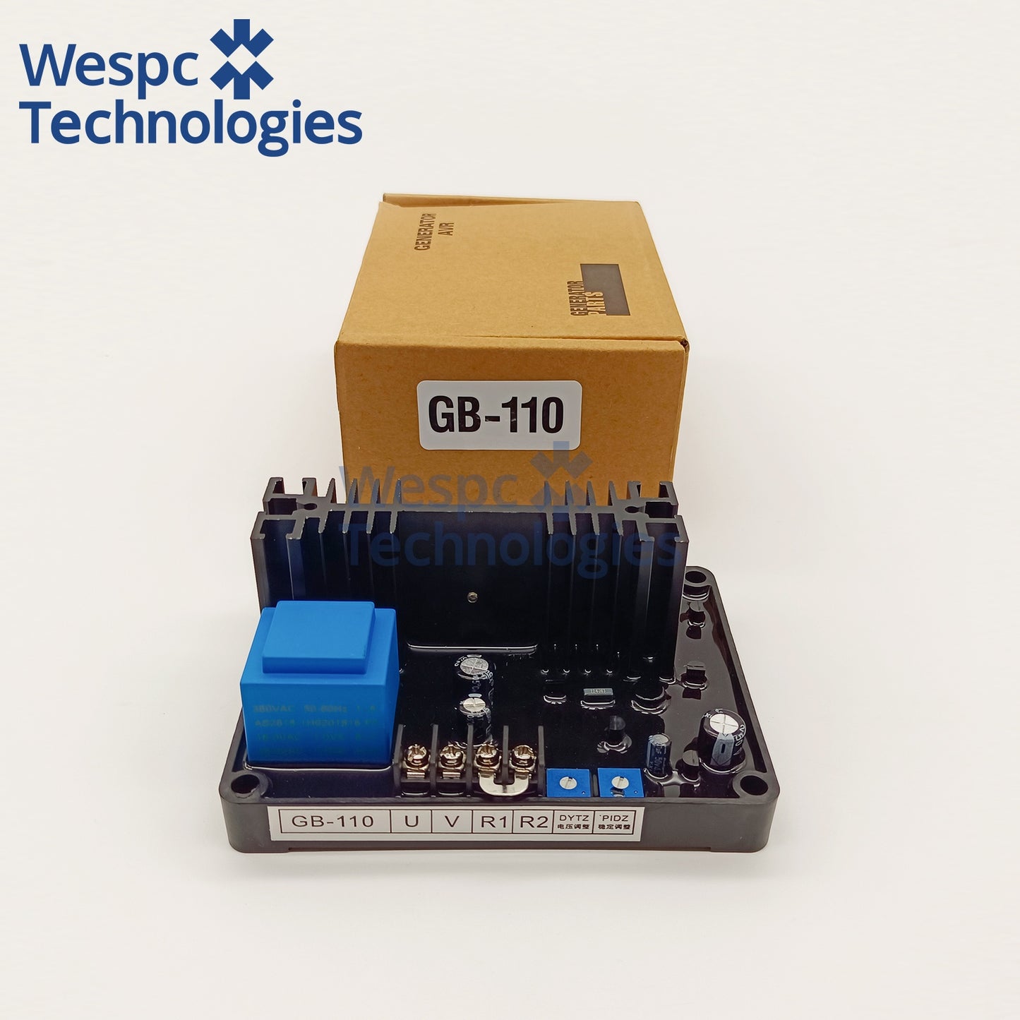 GB-110 AVR Automatic Voltage Regulator Replacement Spare Part Fits STC Three Phase Brush Diesel Generator Set