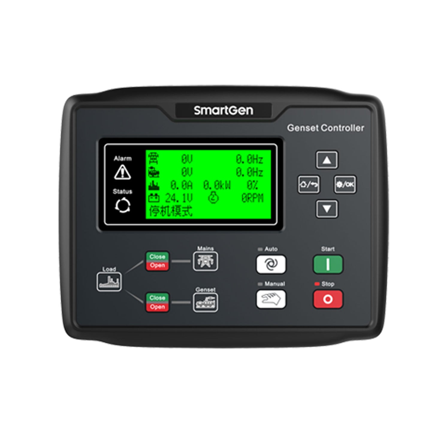 Original SmartGen HGM6120LT Automation Genset AMF Controller Remote Signal Control Panel