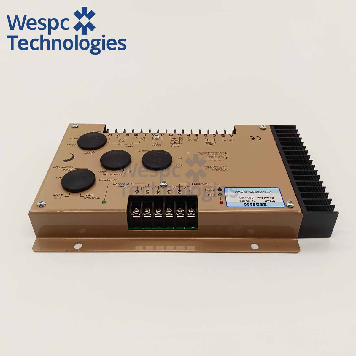 ESD5330E Speed Controller Generator Engine  Electronic Governor Control Board