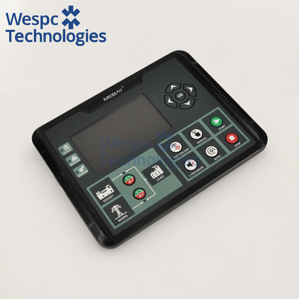 Original Genuine Mebay DC62D Generator Set Controller for Diesel/Gas Genset Parameters