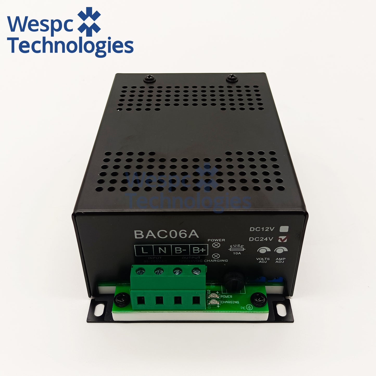 Original Samartgen BAC06A Battery Charger 6A 12V 24V BAC06A 12V BAC06A 24V for Diesel Generator