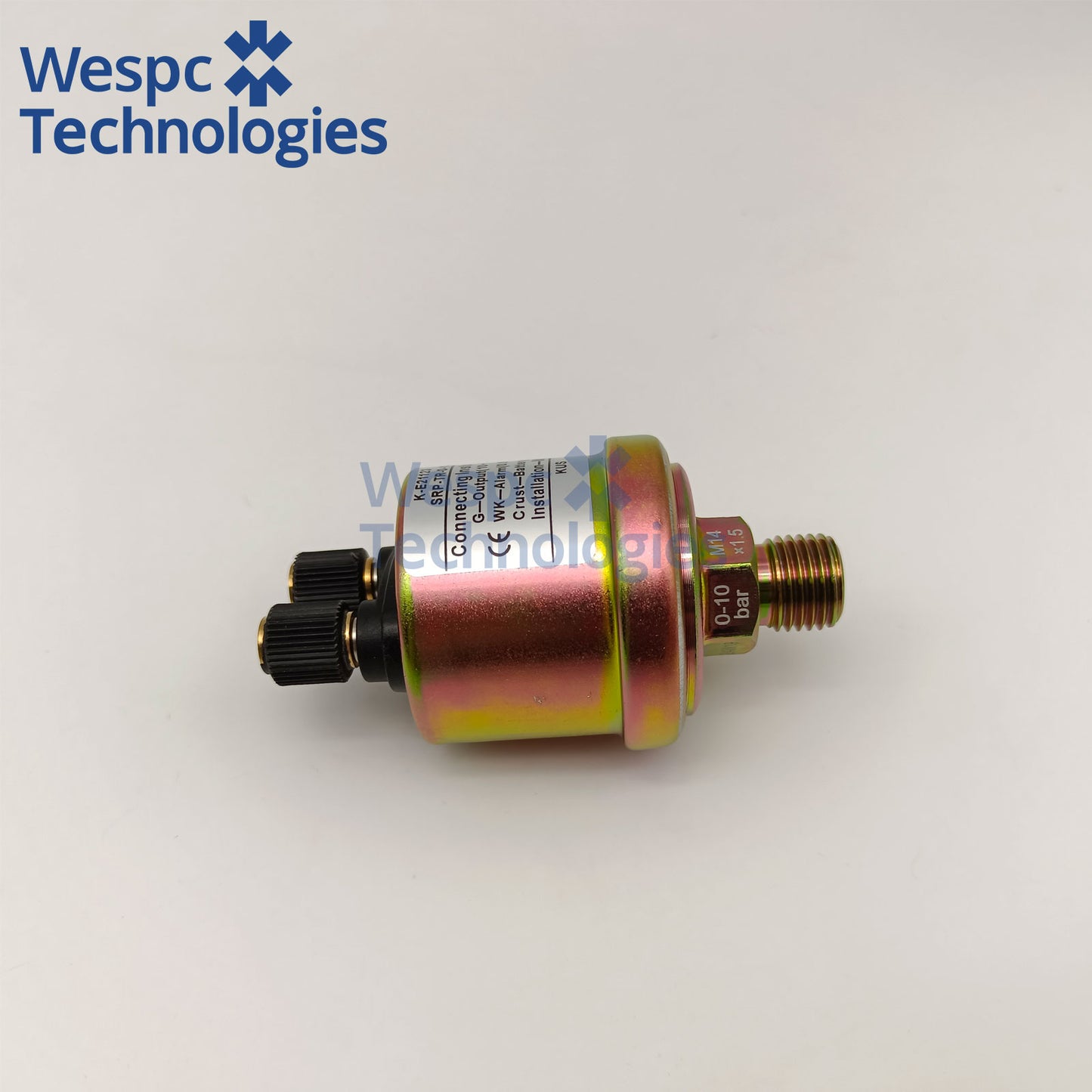 Original KUS KE21123 Oil Pressure Sensor M14X1.5 1/8-18NPT Thread Dual M4 Terminal 0-10Bar 10-184Ω No Low Pressure Alarm VDO