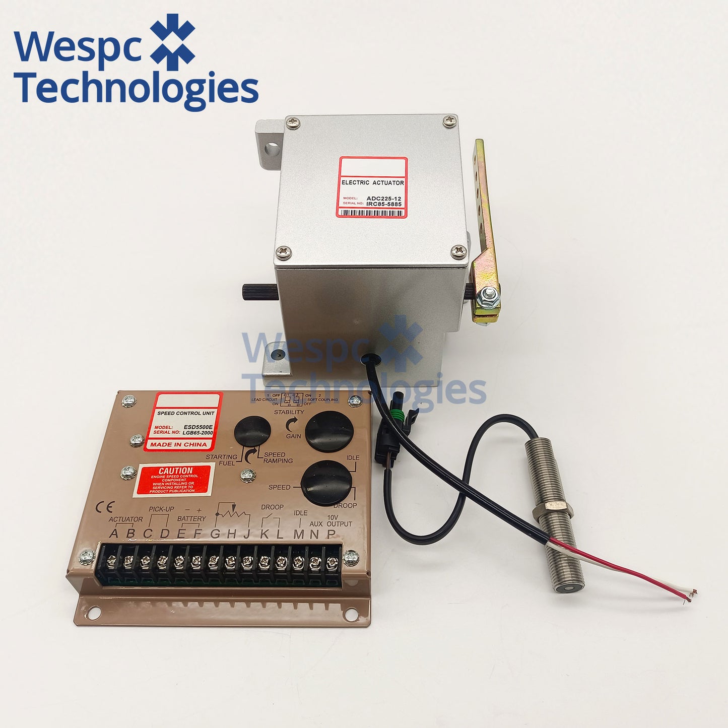ADC225-12v Electronic Actuator 12V ESD5500E/3034572 Fits Cummins NTA855 KTA19 KTA38 Diesel Generator Fuel Control Actuator